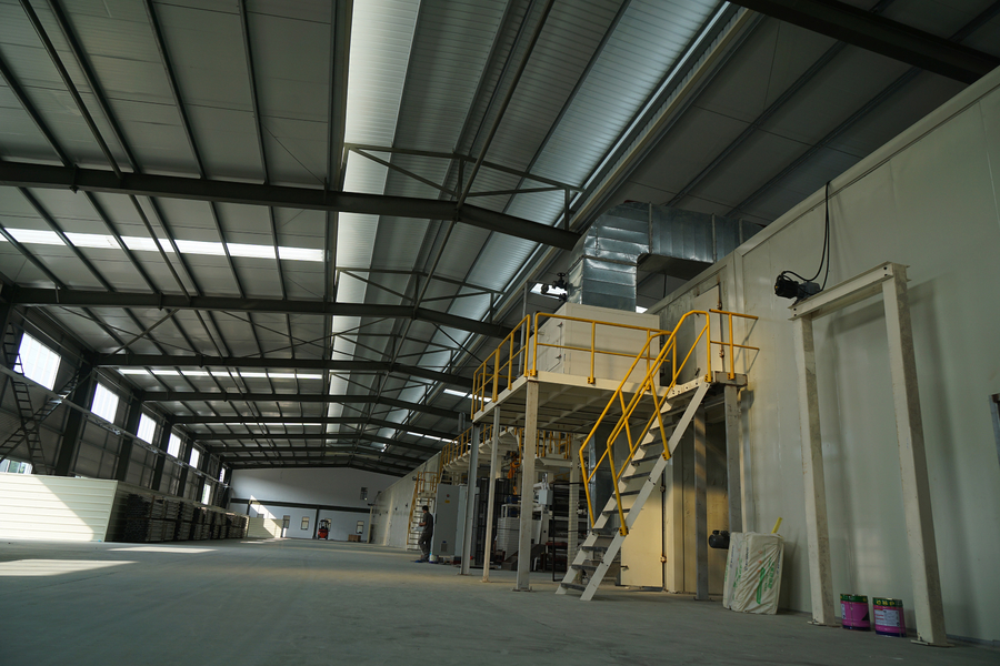 WEEM Abrasives línea de producción del fabricante