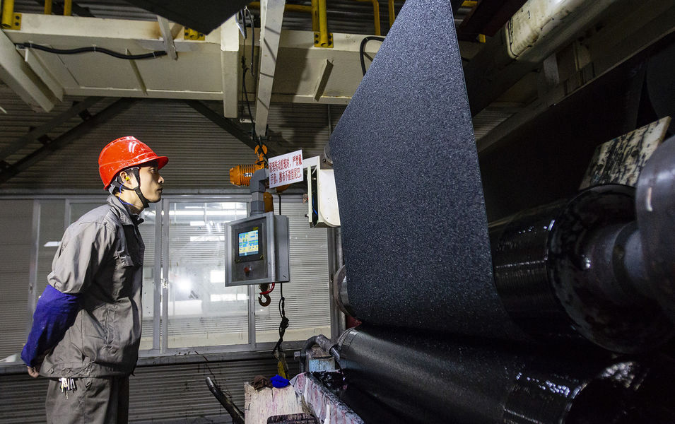 WEEM Abrasives línea de producción del fabricante