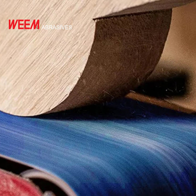 CINTA DE LIJA ANCHA DE TELA DE POLIÉSTER CON ÓXIDO DE ZIRCONIO Y ALÚMINA PARA PANELES A BASE DE MADERA / TABLEROS DE PARTÍCULAS / MDF